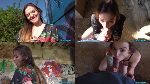 PublicAgent 19.05.23 Kylie Nymphette 1080p Tattooed minx cums on cock outdoors