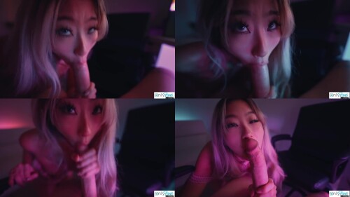 No.22 SEXY Asian Teen Raya Steele Massages My Cock With Her Throat【08분 32초】